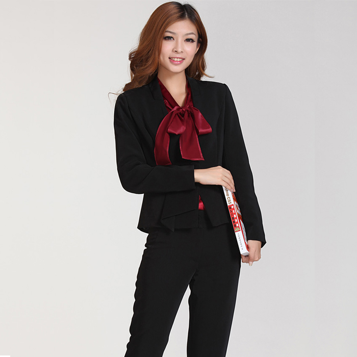 2012 women's fashion autumn and winter work wear slim long-sleeve skirt set ol work wear