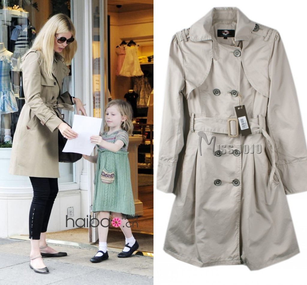 2012 women's fashion double breasted medium-long style trench female outerwear,100% cotton women coat,free shipping