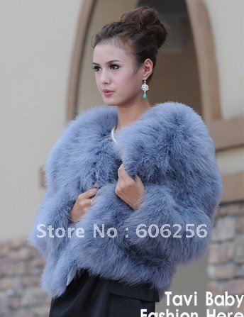 2012 women's fashion short design ostracods wool fur coat women's elegant fur jacket