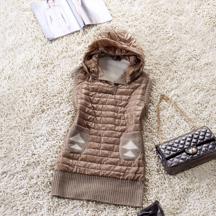 2012 women's high quality elegant sheep with a hood thermal cotton-padded coat