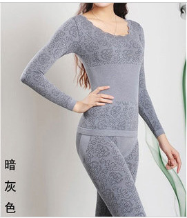 2012 women's long johns long johns butterfly shaper tight seamless slimming thermal underwear female set