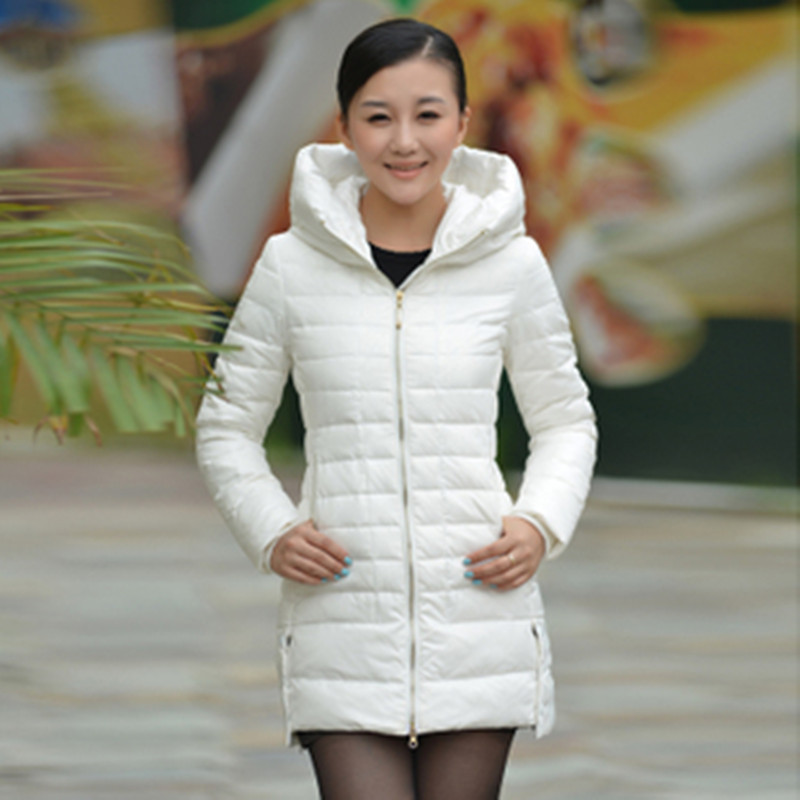 2012 women's medium-long down coat women's slim fashion down coat female outerwear
