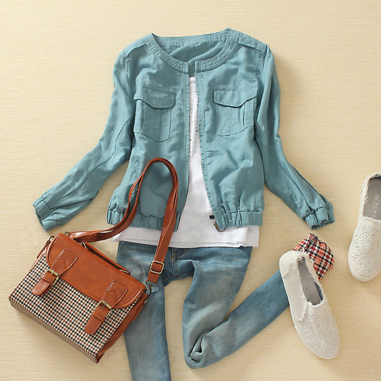 2012 women's new arrival casual formal o-neck all-match elastic sweep long-sleeve cardigan d4