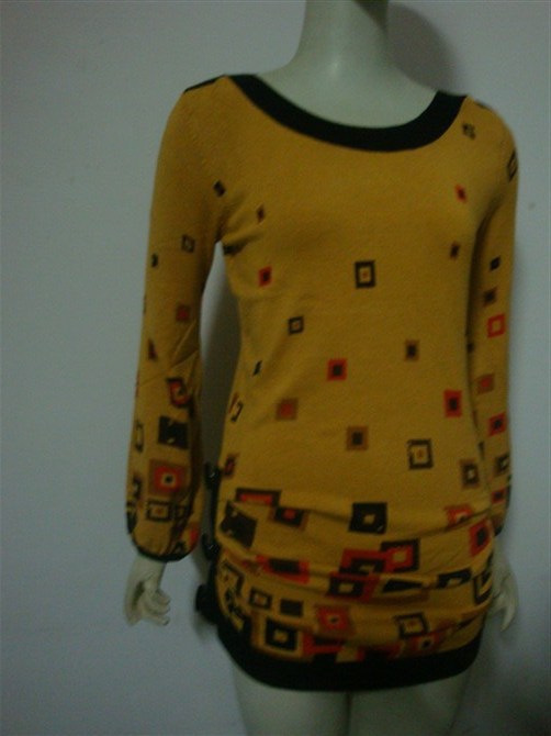 2012 women's ol slim sweater autumn and winter knit dress long-sleeve dress P5