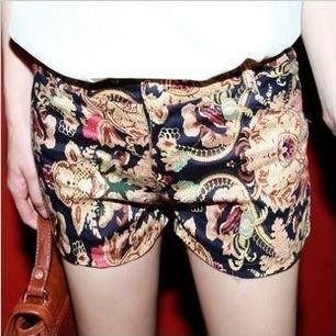 2012 women's short, fashion shorts, totem shorts, one style, free shipping, wholesale