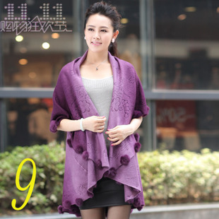 2012 women's shoulder width cardigan plus size sweater