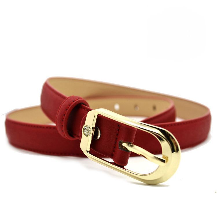 2012 Women's strap genuine leather women's belt female fashion all-match rhinestone cowhide belt