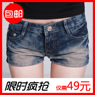 2012 women's summer slim denim shorts denim female shorts