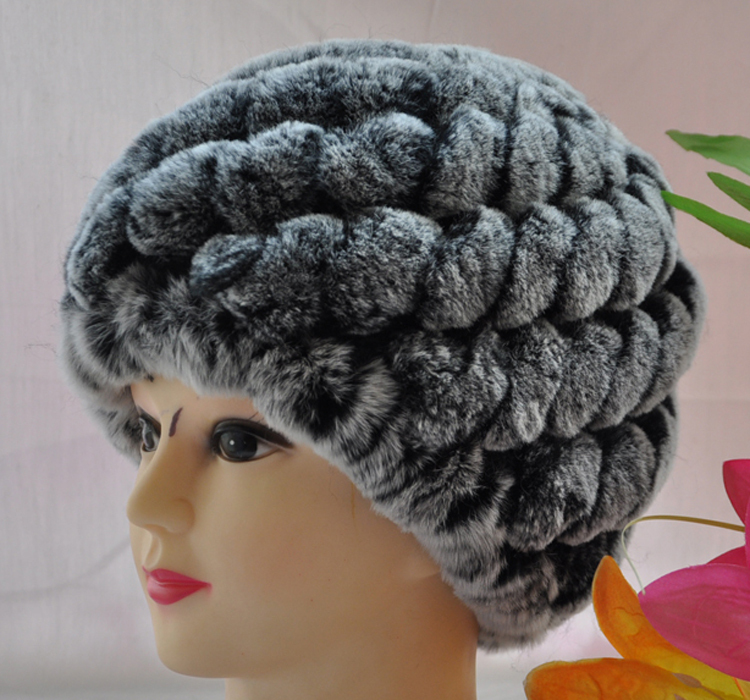 2012 women's thick winter warm fur rex rabbit hair hat fashion hat
