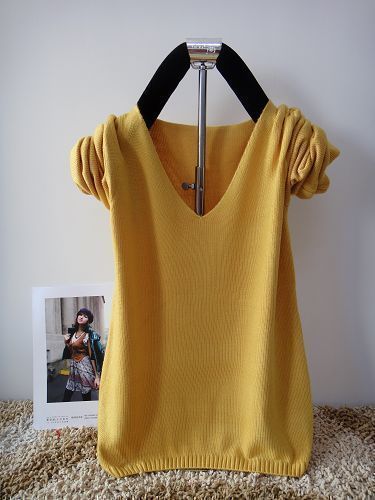 2012 women's V-neck sweater basic shirt slim long-sleeve sweater