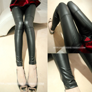 2012 women's winter women's new arrival pants thickening sexy leather pants skinny pants legging