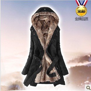 2012 Women super warm wool and fur overcoat,windproof outerwear,removable wadded  cotton-padded jacket,retails,free shipping