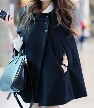 2012 woolen outerwear female trench cloak outerwear wool coat cashmere woolen overcoat