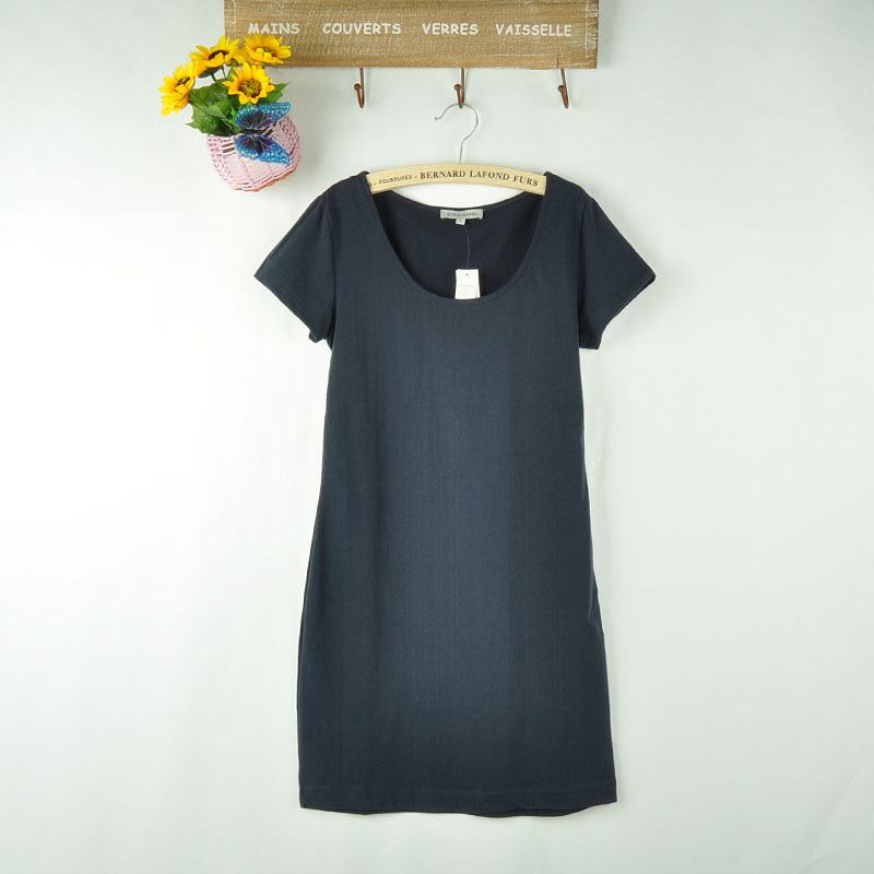 2012 xiaxin Women 100% cotton short-sleeve dress plus size small q1076