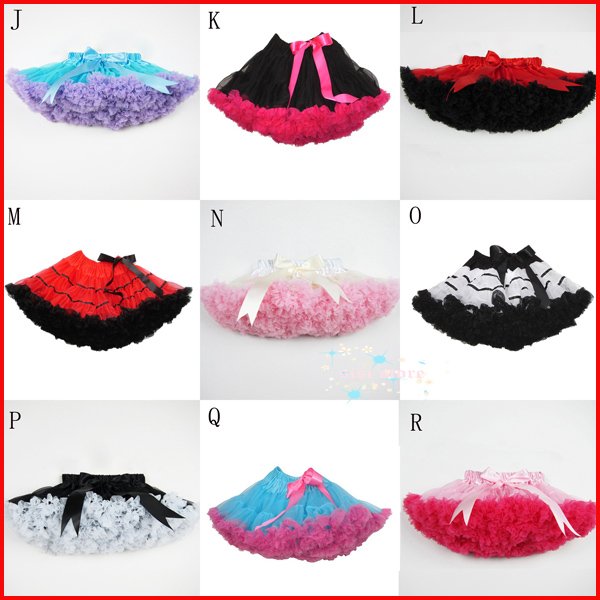 2012Hot sale baby girl fluffy pettiskirts girl's tutu skirts free shipping