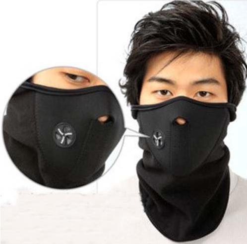 2012New Black Soft  Neck Warm Face Mask Veil Sport Motorcycle Bike Cap free shipping wholesale