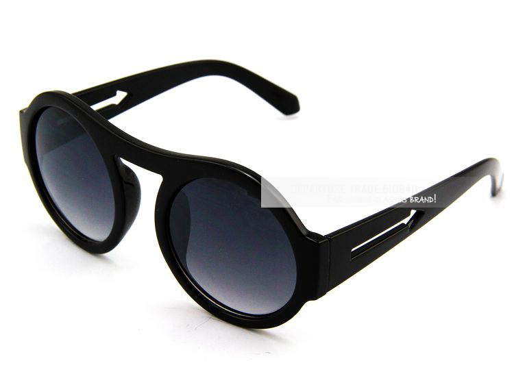 2012Newest Free Shipping 80's Retro round frame brand sunglasses women Unisex Tomfor*The same style sun glasses UV400 CE DT0129