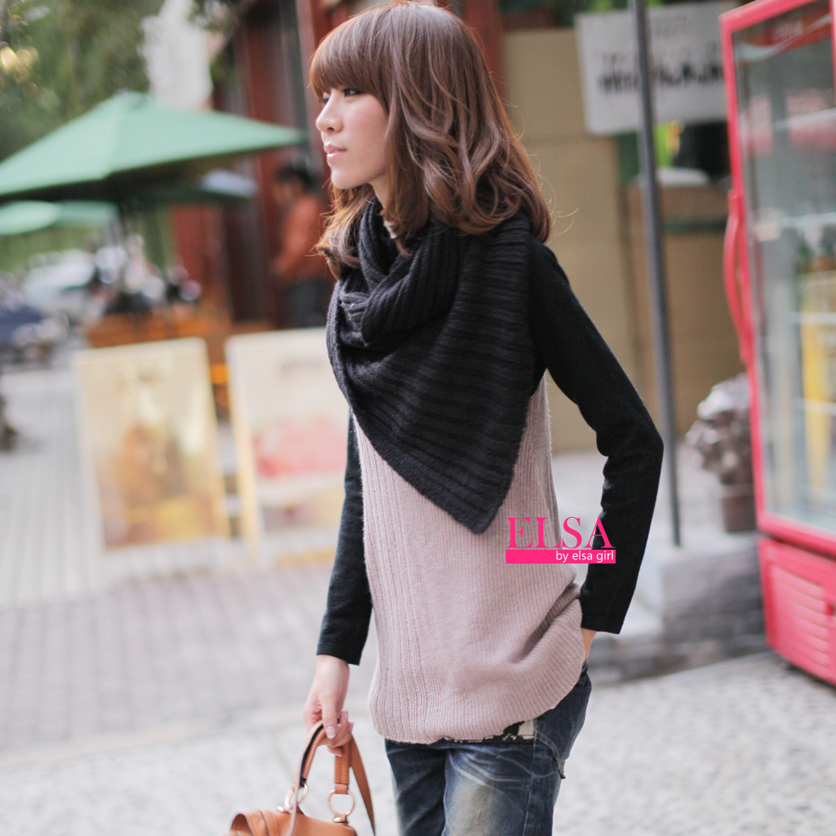 2013 autumn and winter 148 myelsa aschaffenburg cashmere rabbit sweater vest sweater my10856