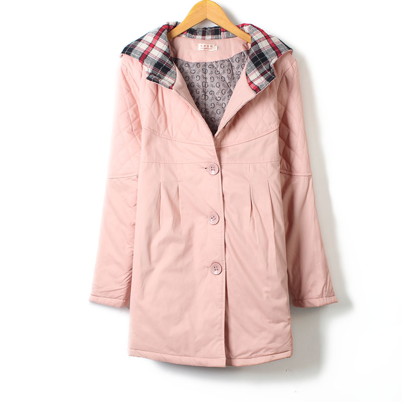 2013 autumn and winter maternity clothing wadded jacket women's new arrival single breasted thickening cotton-padded jacket with