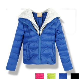 2013 autumn and winter women 130336 all-match berber fleece faux two piece set wadded jacket cotton-padded jacket outerwear