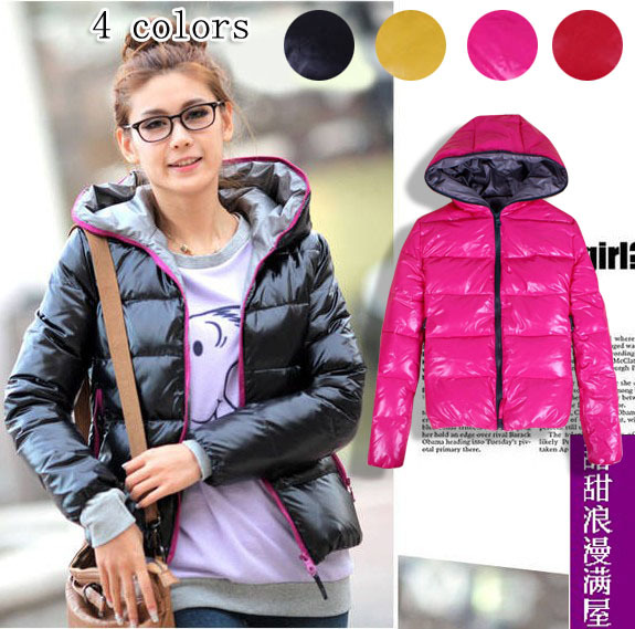 2013 autumn and winter women 461009 preppystyle bright color waterproof pressed cotton with a hood cotton-padded jacket wadded