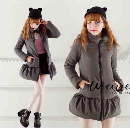 2013 autumn and winter women 61086 sweet sweep wadded jacket cotton-padded jacket cotton-padded jacket outerwear