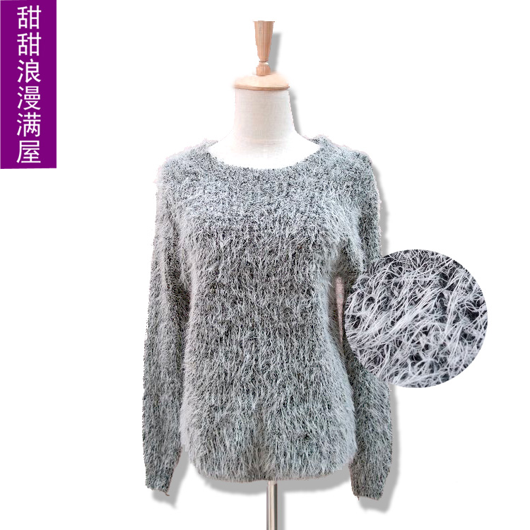 2013 autumn and winter women sweet all-match 463429 thickening mohair sweater outerwear