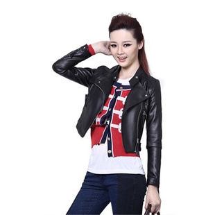 2013 Autumn Fashion Slim Leather Clothing Outerwear Leather Female Genuine Leather Clothing Outerwear Autumn And Winter ~
