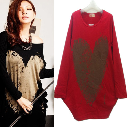 2013 Autumn maternity clothing maternity top maternity t-shirt love long-sleeve T-shirt