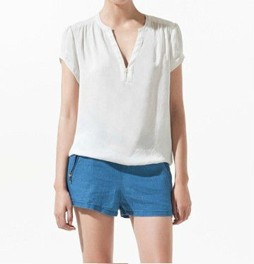 2013 Autumn new fashion womens' chiffon blouse high quality elegant casual t shirt slim brand design 4 colors in 3 size