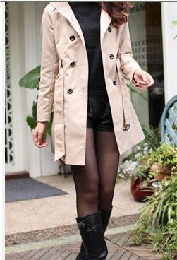 2013 autumn new products Korean comefortable  long-sleeved long windbreaker it fitted coat women's fashion jacket free shipping
