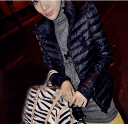 2013 autumn winter new Korea style lady coat super fashion popular  temperament look slim cotton-padded jacket