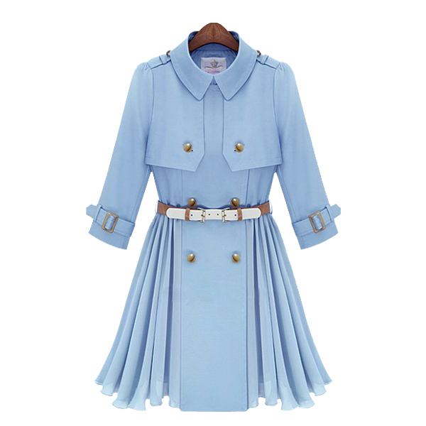 2013 autumn women's fashion trench outerwear female double breasted slim women's trench
