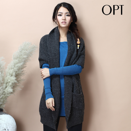 2013 batwing sleeve wool sweater cardigan female y8263 Free Shipping