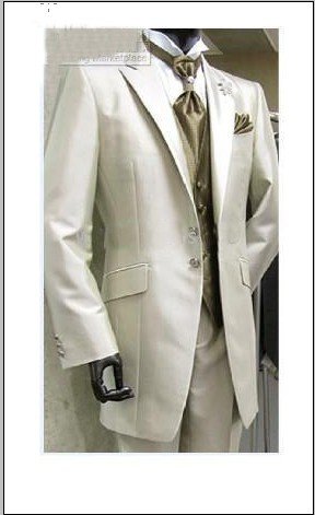 2013 best sale -- Groom Tuxedos Best man Suit Wedding Groomsman/Men Suits Bridegroom (Jacket+Pants+Vest) TOP QUALIT