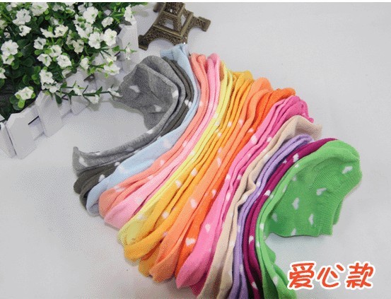 2013 Best selling woman's cotton ankle socks  , summer invisible cotton socks,mix design mix color