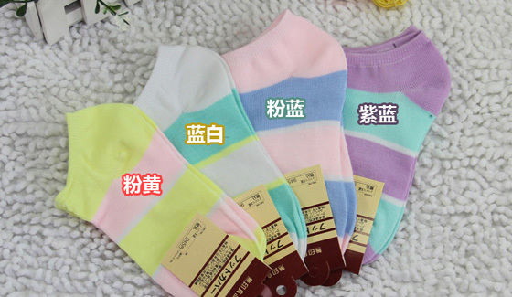 2013 Best selling woman's cotton socks ,cute dot  candy color cotton socks,summer invisible socks