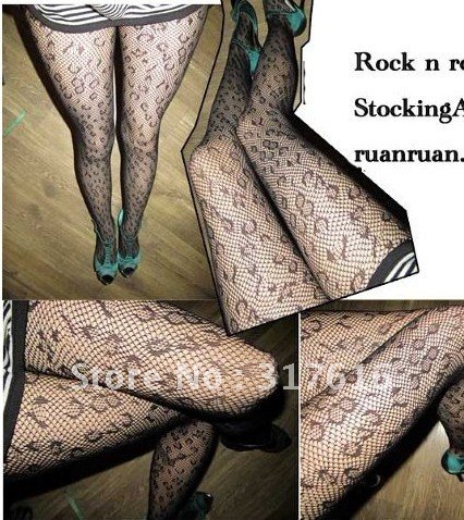 2013 Black show thin leopard grain hollow out tights sexy Jacquard nets sox silk stockings WOMEN'S socks panty-hose