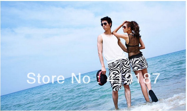 2013 brand name mens and women swim swimming shorts stripe cheap surf shorts Free shipping