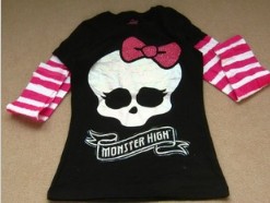 2013 brand new Monter high fashion full sleeves stripe t-shirt many sizes authentic one 100% cotton factory price  new year gift