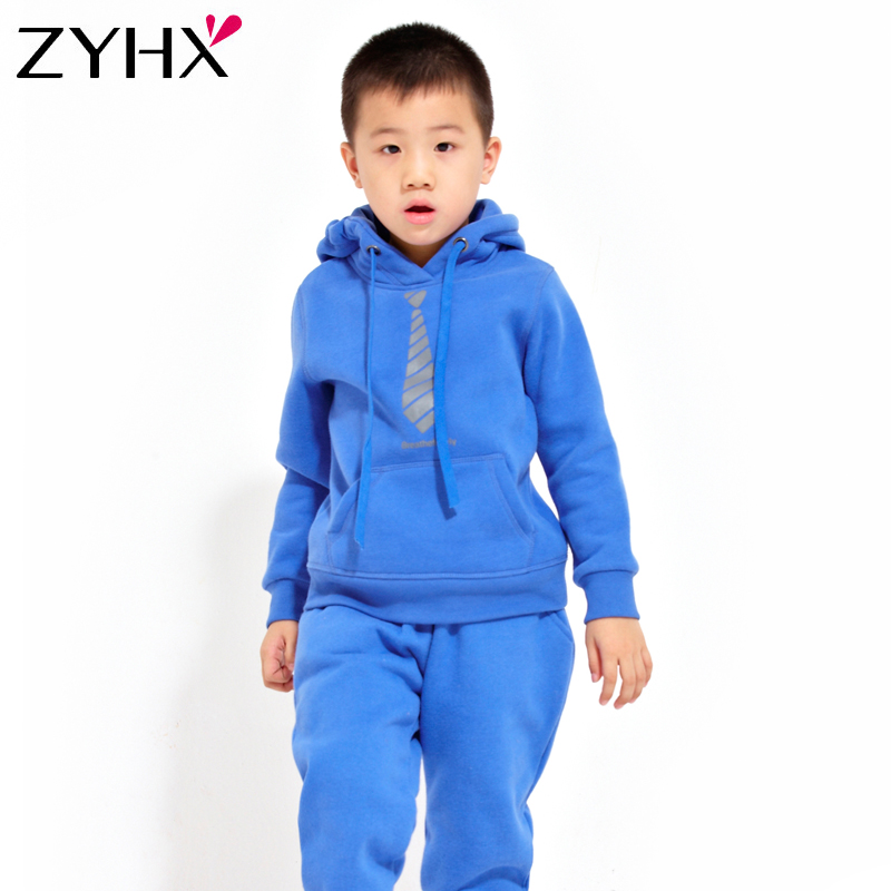 2013 casual autumn and winter thermal hooded sweatshirt male female  children's clothing top seller