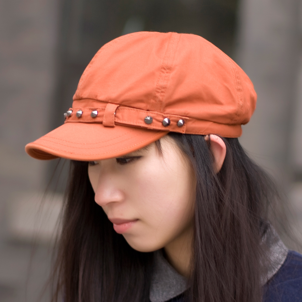 2013 casual millinery hexagonal cap newsboy cap spring and summer sunbonnet the trend of fashion rivet cap