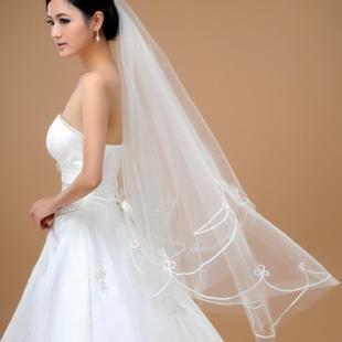 2013 cathedral veils, 30 pcs/lot bridal veil, pretty long veil free shipping