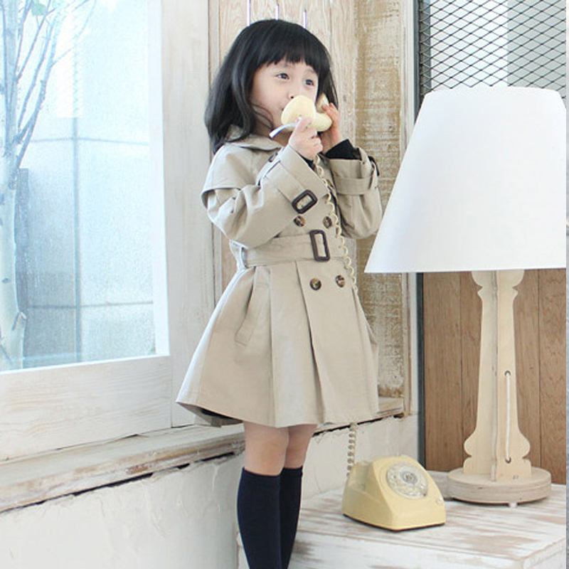 2013 children's spring and autumn clothing female child clothes outerwear princess overcoat child cardigan baby trench