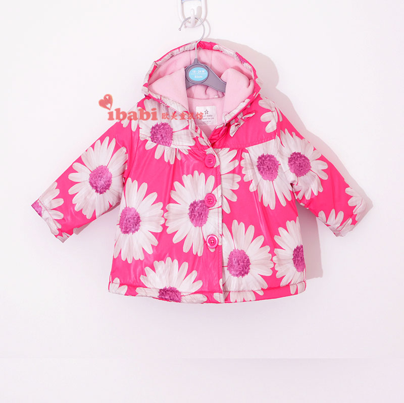 2013 children's spring clothing next thin female child wadded jacket outerwear cotton-padded jacket shirt