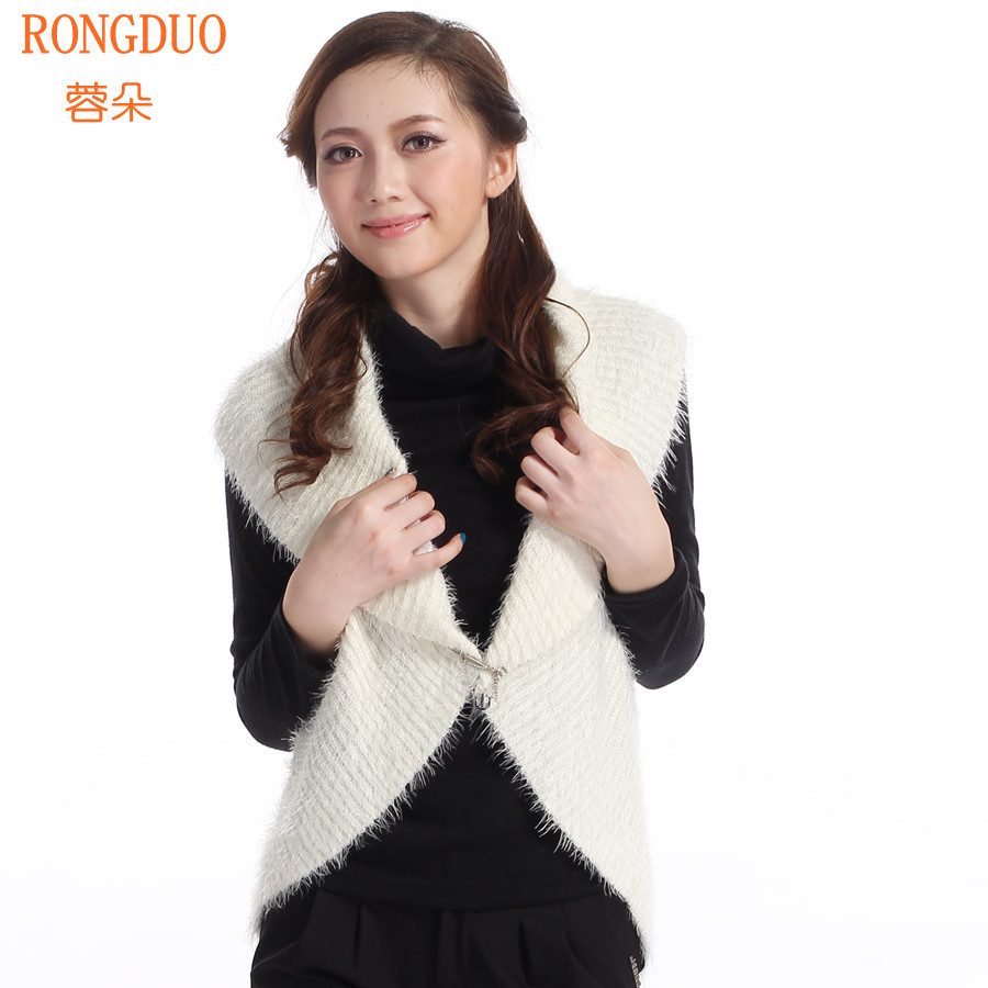 2013 circle cape handmade crochet cutout cape long velvet waistcoat squirrel wool crochet cape