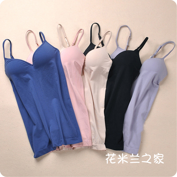 2013 comfortable have breast pad of modal condole belt vest
