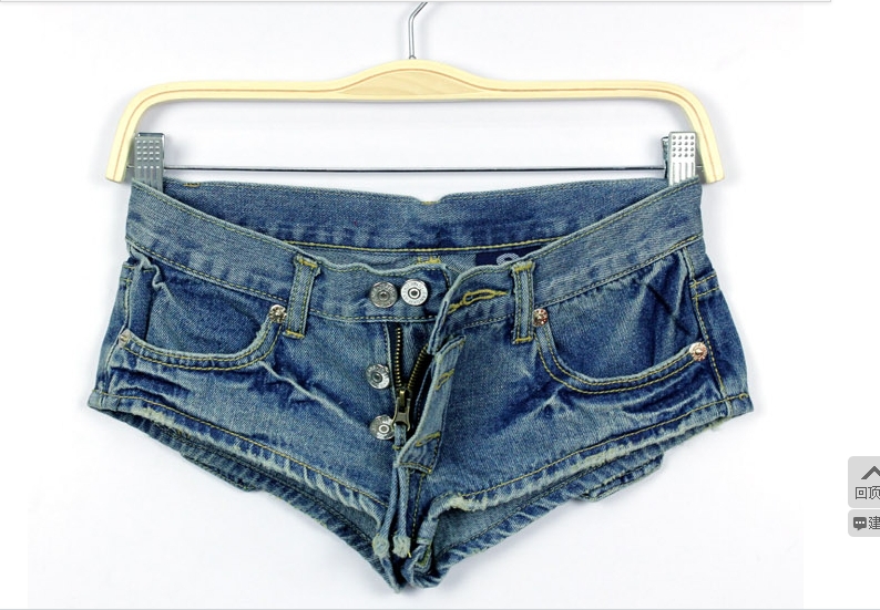 2013 cotton fashion sexy low-cut ultra short jeans shorts denim shorts