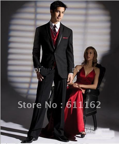 2013  Custom New Style Men Wedding/Prom Groom Tuxedos Bridegroom Suit (Clothes+Pants+Vest