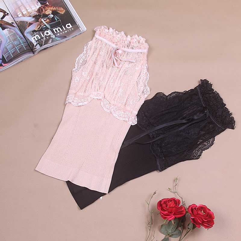 2013 ddny sweater lace stand collar sleeveless slim sweater